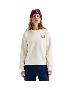 The North Face Ski Embro Relaxed Crew Women's- White Dune