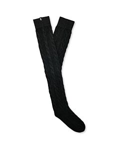 Ugg Zanika High Cable Sock Women's- Black