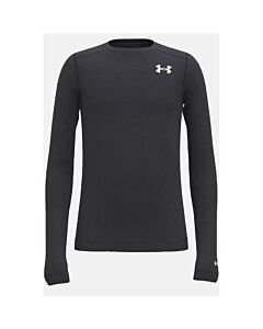 Under Armour Base 2 Crew Kid's- Black/ White