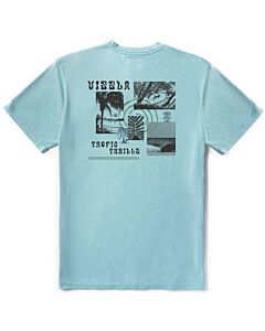 Vissla Tropic Thrills Tee Men's- Pacific Blue