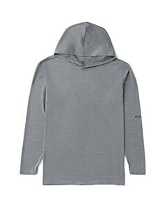 Vissla Twisted Hooded Sunshirt Men's- Grey Heather 2