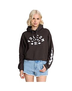 Volcom 1991 Mini Hoodie Women's- Vintage Black
