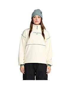 Volcom Hydro 1/4 Zip Women's- Bone