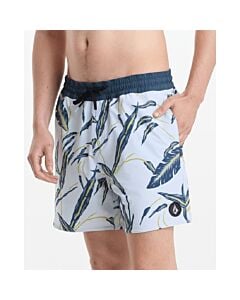Volcom Lido Print Trunk 16 Men's- Light Blue Acid