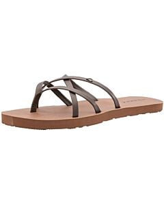Volcom New School II Flip Flop Women's- Brown