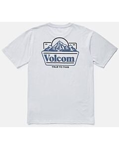 Volcom Topas Tee Men's- Light Blue Acid