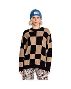 Volcom Tripnotic Sweater Women's- Black Combo