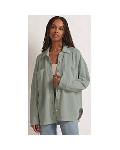 Z Supply All Day Knit Jacket Women's- Worn Jade
