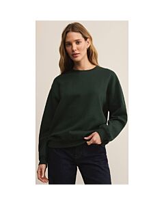 Z Supply Boyfriend Sweatshirt Women's- Garland Green