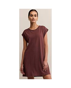 Z Supply Routine Shift Mini Dress Women's- Sandalwood