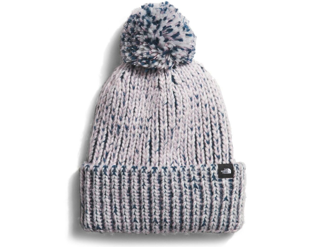 The Cozy Lined Beanie Heather/ Kid\'s- Light Multi North Face Chunky Grey