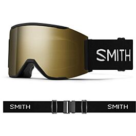 Smith Squad Mag Goggle- Black w/ Chromapop Sun Black Gold + Storm