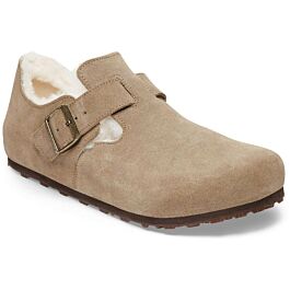 Birkenstock London Shearling/Suede Men's- Taupe