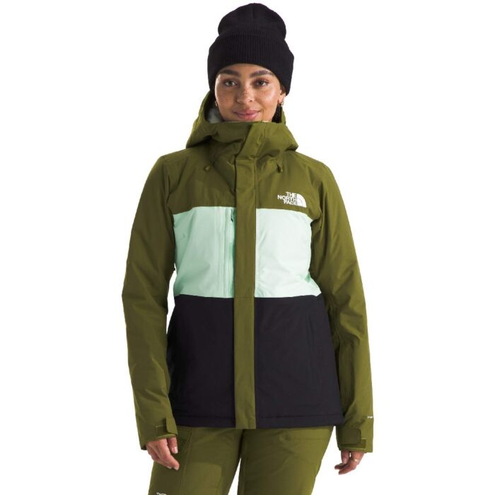 The North Face Freedom Insulated Jacket Women's- Olive/Pale Green