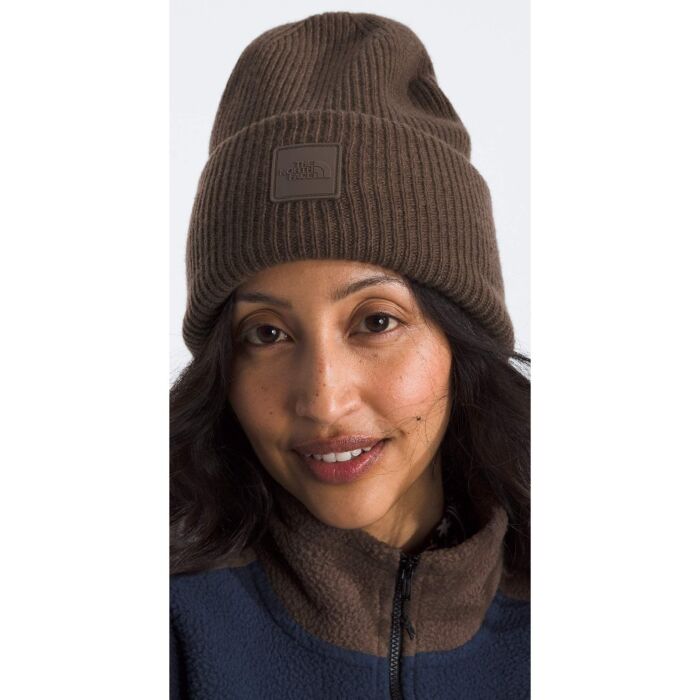 The North Face Urban Patch Beanie- Smokey Brown