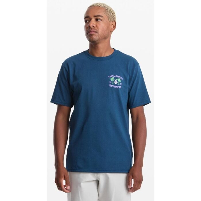 Volcom Fed Up Tee Men's- Dust Bowl Indigo