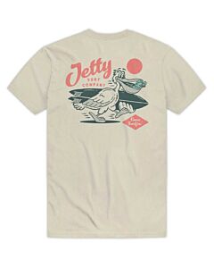 Jetty Pelican Tee Men's- Cream