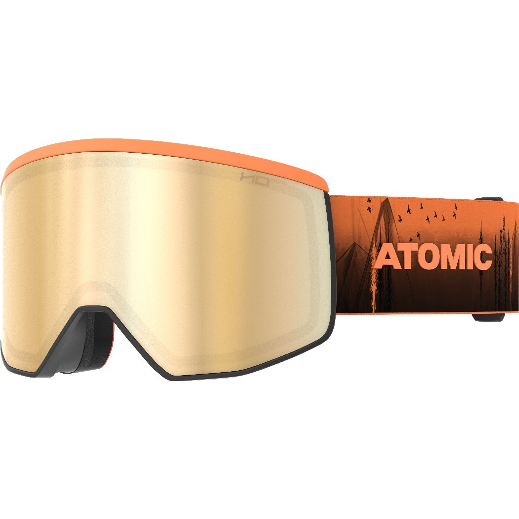 Atomic Four Pro HD Photo Goggle Adult- Black/Orange