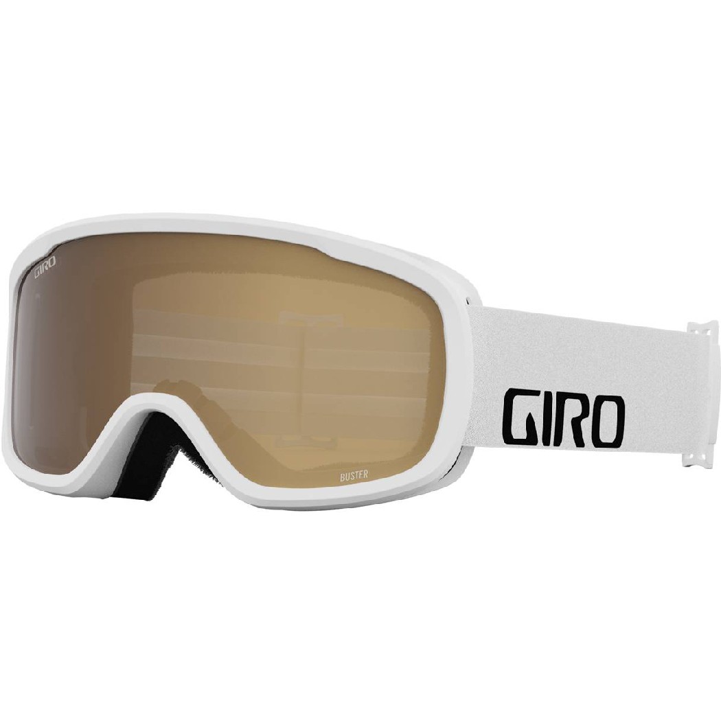 スノーボード simianring GOBERIN half zip 2XL Giro Buster Goggles Jr- White Wordmark w/ AR40