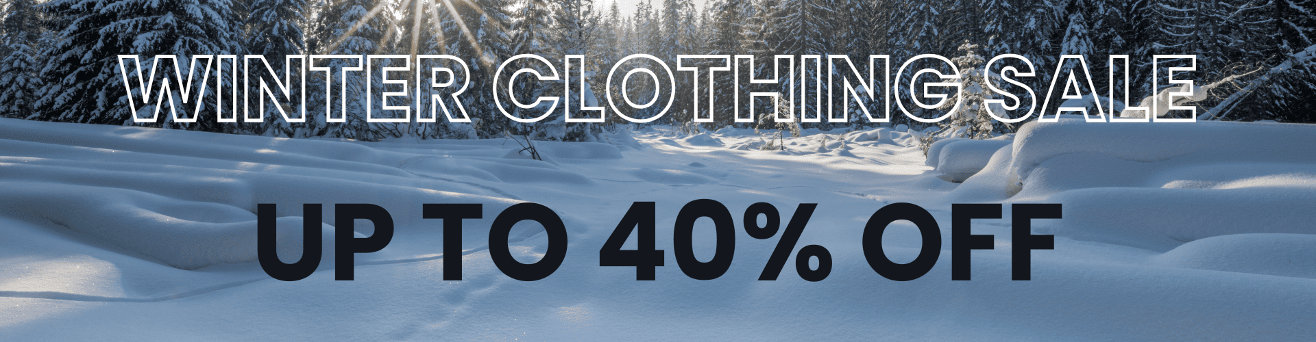 Witner Clothing Sale